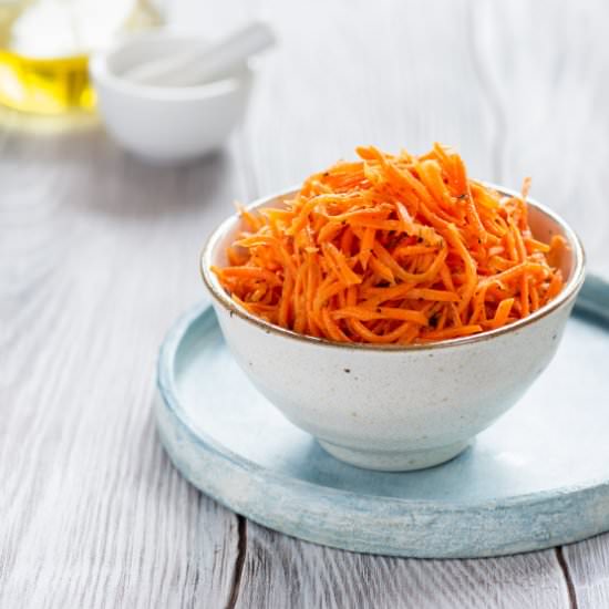 Korean-style carrot salad - Recipe photo by Lets eat together