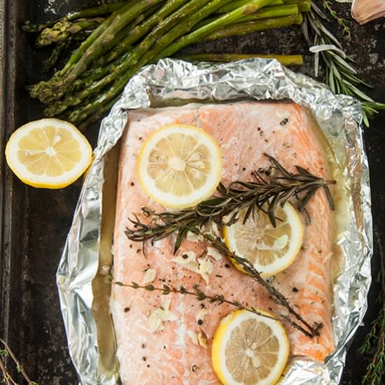 Foil Packet Grilled Salmon Recipe - Recipe photo by ramshacklepantry