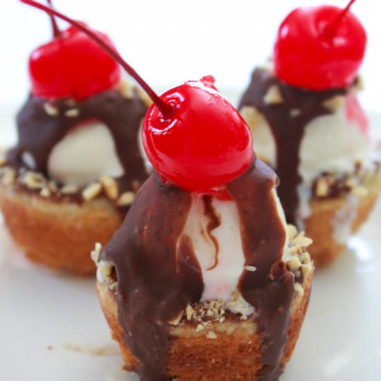 Ice Cream Sundae Cookie Bites - Recipe photo by practicallyhomemade