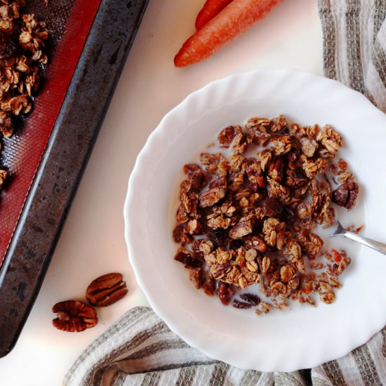 Carrot Cake Granola - Recipe photo by mimiace