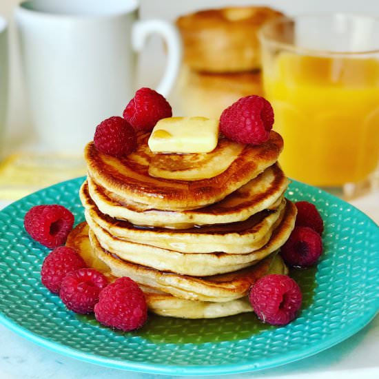 Buttermilk Pancakes - Recipe photo by PetersFoodAdventures