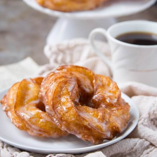 French Cruller Donuts - Recipe photo by bakerbettie