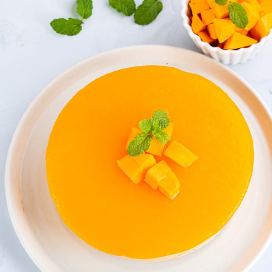 No Bake Mango Cheesecake - Recipe photo by Priyanka DK