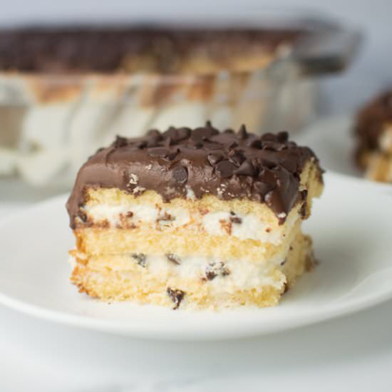 Easy Cannoli Cake - Recipe photo by Nibbleanddine
