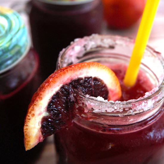 Orange & Beet Virgin Margarita - Recipe photo by JustBeetIt