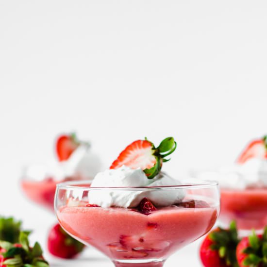 Very Strawberry Dessert - Recipe photo by glowinglywell