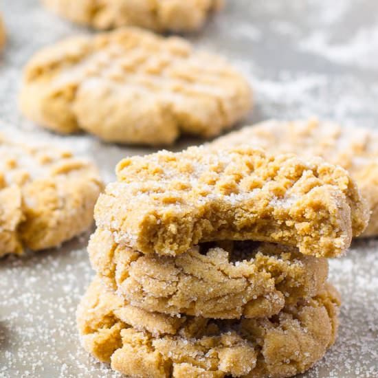 Simple Soft Peanut Butter Cookies - Recipe photo by bakerbettie
