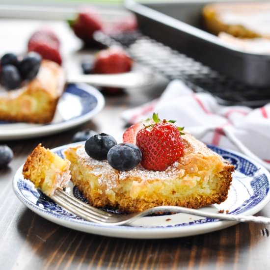 5-Ingredient Gooey Butter Cake - Recipe photo by The Seasoned Mom