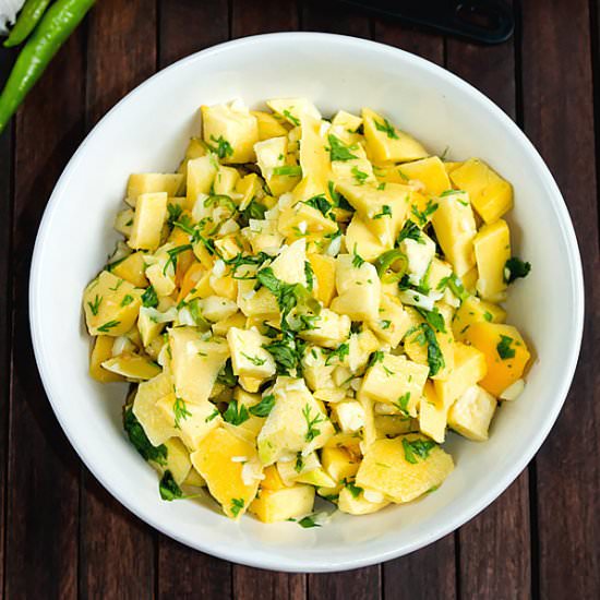 Trinidad Mango Chow - Recipe photo by MasalaHerb