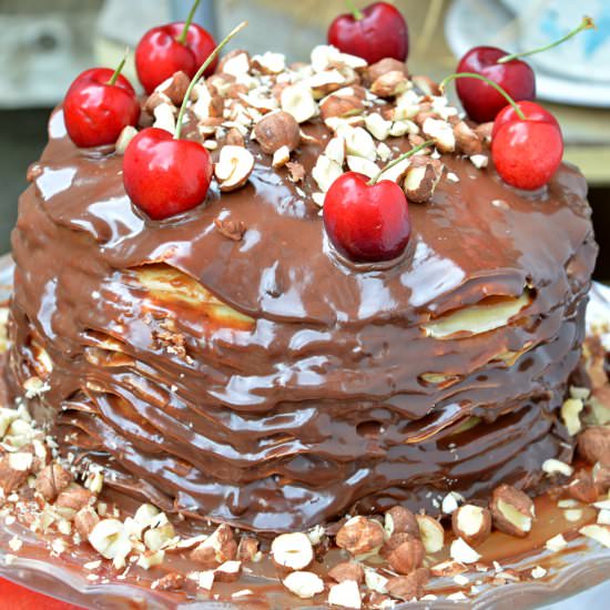Peanut Butter Pancake Cake - Recipe photo by Mummys FastandEasy