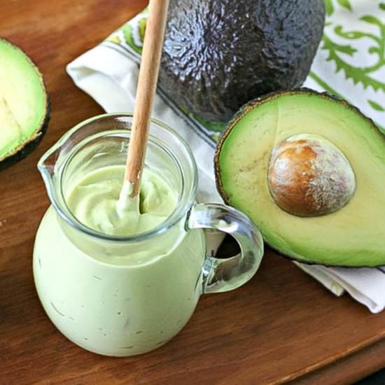 Dairy-Free Avocado Crema - Recipe photo by EverydayMaven