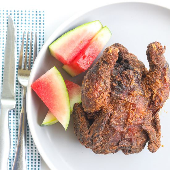Fried Cornish Hen - Recipe photo by foodfidelity