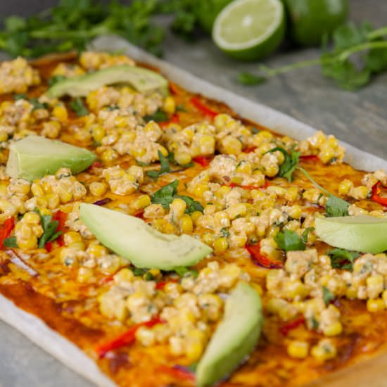 Mexican Street Corn Pizza - Recipe photo by dwayland