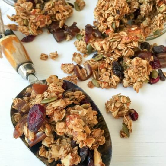 Autumn Harvest Fruit & Nut Granola - Recipe photo by LifesLittleSweets