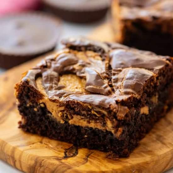 Peanut Butter Brownies - Recipe photo by Princess Pinky Girl