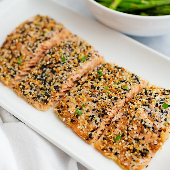 Everything Bagel Salmon - Recipe photo by BitesOfWellness