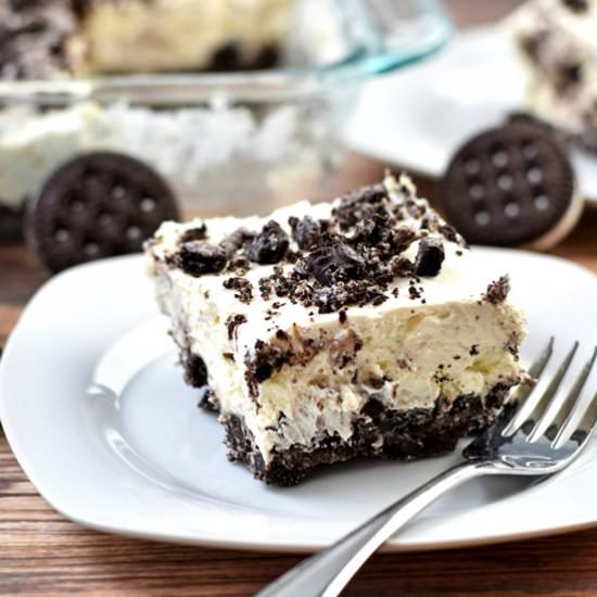 No Bake Oreo Cheesecake Recipe GF - Recipe photo by Flavor Walk