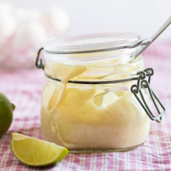 Lime Aioli - Recipe photo by alwaysusebutter