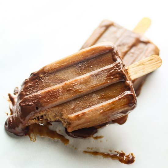 Vegan Chocolate Popsicles - Recipe photo by VeganWithCurves