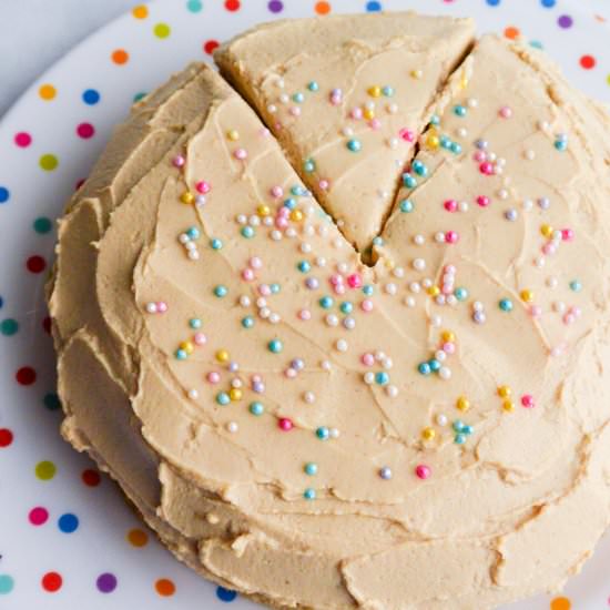 Mini Dog Birthday Cake - Recipe photo by TheDishNextDoor