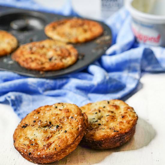 Keto Everything Pretzel Bagels - Recipe photo by MyLifeCookbook