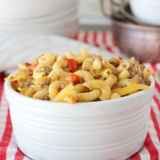 Homemade Hamburger Helper - Recipe photo by TheAnthonyKitchen.com