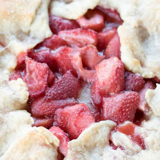 Strawberry Galette - Recipe photo by LifesLittleSweets