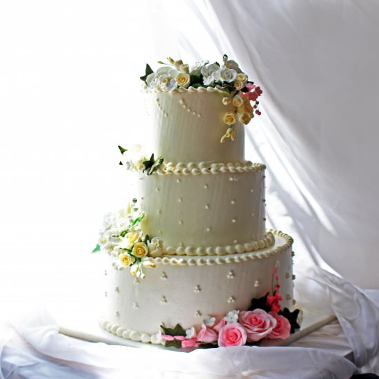 How to Make a Wedding Cake - Recipe photo by GretchensBakery