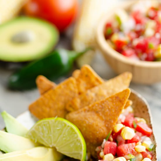 Garden Salsa Steak Bowl - Recipe photo by The Creative Bite