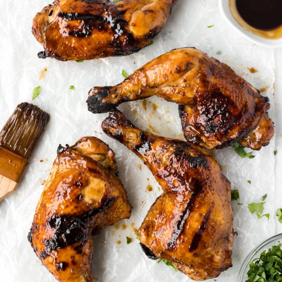 grilled tamarind ginger chicken leg - Recipe photo by withspice