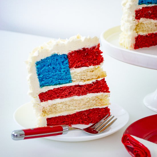 Flag Cake - Recipe photo by House of Elyn Ryn