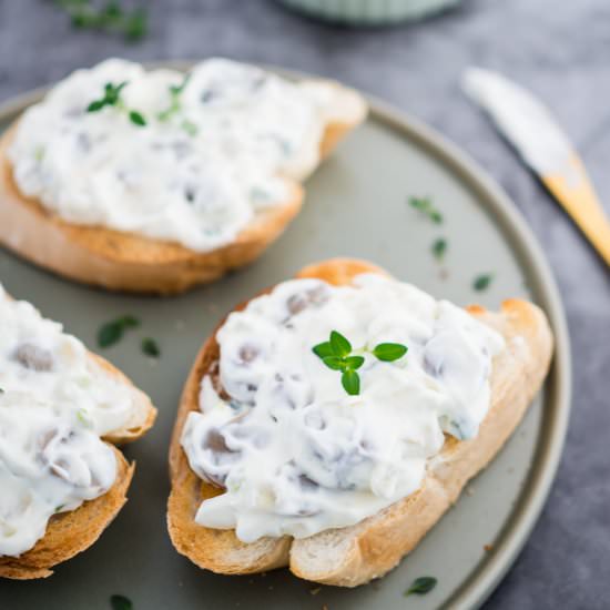 Sour Cream & Onion Mushroom Spread - Recipe photo by cookingwithnart