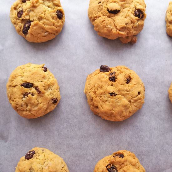 Oatmeal Raisin Cookies - Recipe photo by Lekcjewkuchni