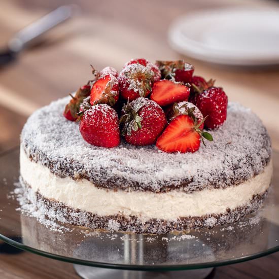 Lamington Cake - Recipe photo by Home Cooking Adventure
