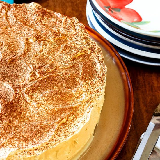 Burnt Caramel Buttercream Frosting - Recipe photo by onlinepastrychef