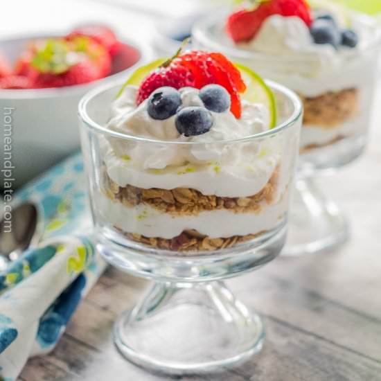 Key Lime Yogurt Parfait - Recipe photo by homeandplate