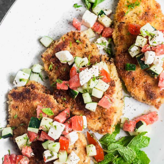 Chicken Milanese - Recipe photo by cookingforkeeps