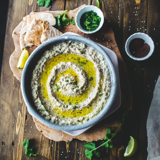 Egyptian Baba Ganoush - Recipe photo by Gastronomic Bong
