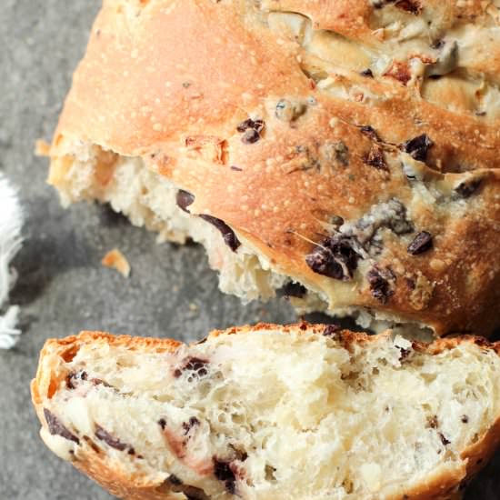 kalamata olive and onion bread - Recipe photo by butter and bliss