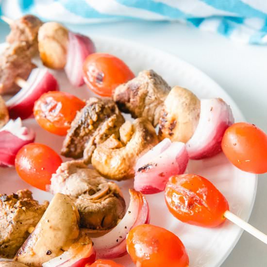 Easy Grilled Steak Kabobs - Recipe photo by The Best of this Life