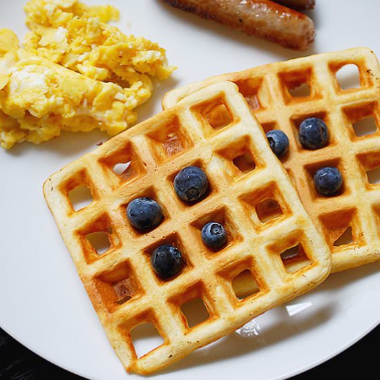 Homemade waffles - Recipe photo by evabakes