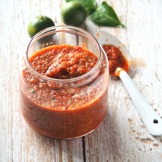 Best Sambal Belacan Dipping Sauce - Recipe photo by throughthekitchendoor