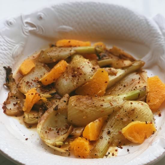Roasted Fennel with Orange - Recipe photo by chilliandmint