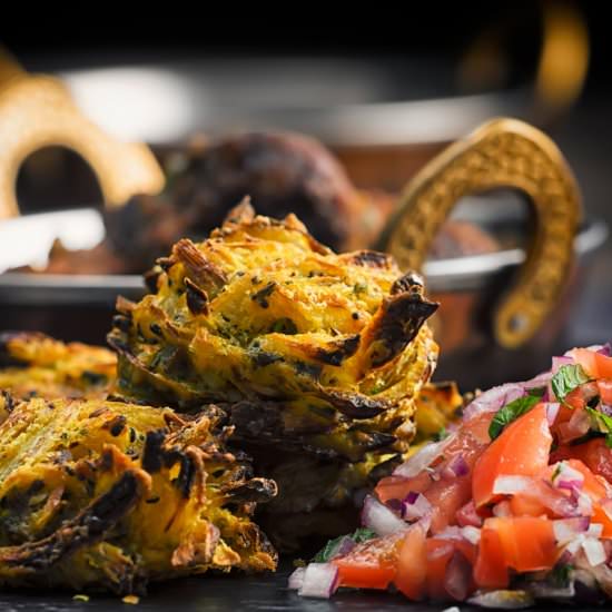Air Fryer Onion Bhaji - Recipe photo by Brian Jones