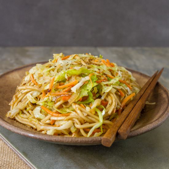 Udon Noodle Salad - Recipe photo by dwayland