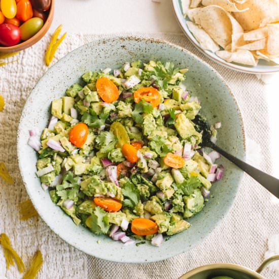 Deconstructed Guacamole Salad - Recipe photo by thecollegehousewife