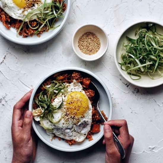 Easy Kimchi Fried Rice - Recipe photo by thesubversivetable