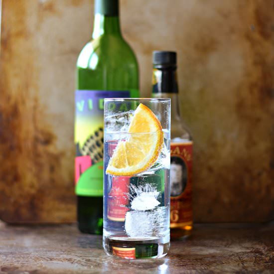 Mezcal & Tonic Cocktail - Recipe photo by The Boozy Oyster