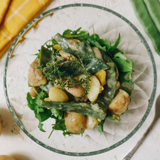 beans & potatoes salad (german) - Recipe photo by yellowgirl