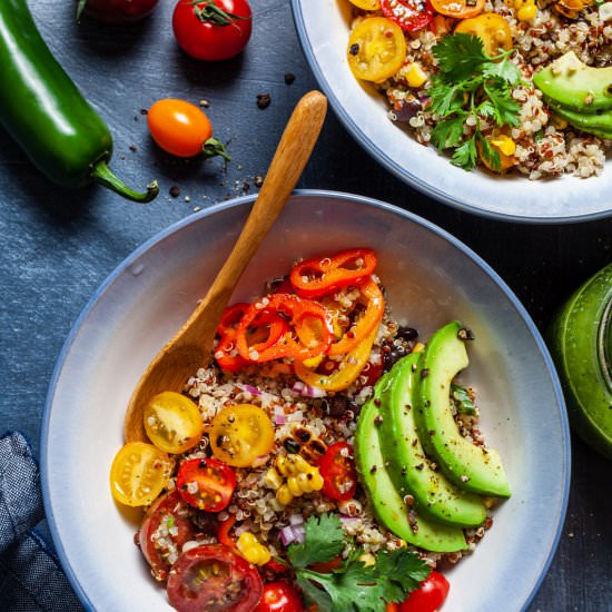 Corn and Quinoa Salad - Recipe photo by olive_and_mango